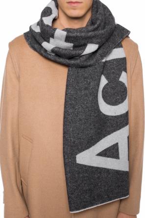 Embroidered logo scarf, zdjęcie 2 Embroidered logo scarf od Acne